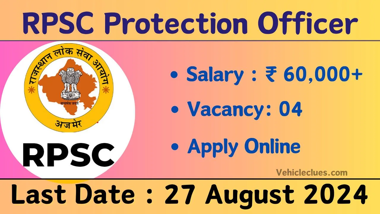 RPSC Protection Officer Recruitment 2024